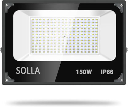 2 Pack 150W Led Flood Lights, 15000lm 6000K Daylight White Exterior Flood Lighting, Outdoor Indoor Lights Fixture, Security Floodlight Spotlight for Yard, Garden, Garage, Rooftop