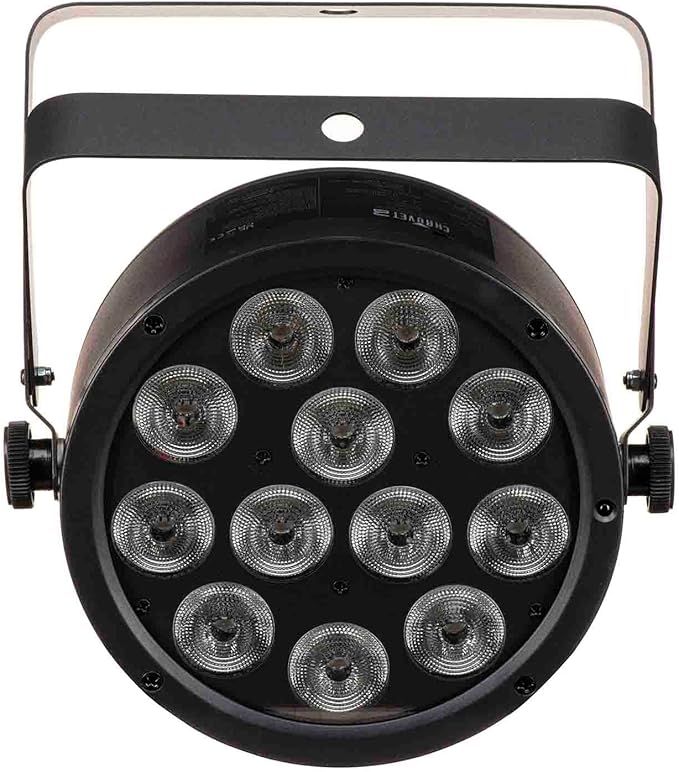 Low-profile, high-output tri-color (RGB) LED Par compatible with ILS