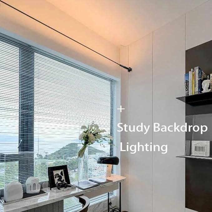 DIY Length Ceiling Light Steel Skylight Strip Linear Wall Lamp Skyline For Home Decoration Bar Villa Aisle LED Light Cutting Slim Wall Sconce 360 Degree Ceiling Floor Lighting,3000K Black 315Inch
