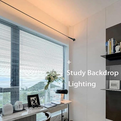 DIY Length Ceiling Light Steel Skylight Strip Linear Wall Lamp Skyline For Home Decoration Bar Villa Aisle LED Light Cutting Slim Wall Sconce 360 Degree Ceiling Floor Lighting,3000K Black 315Inch