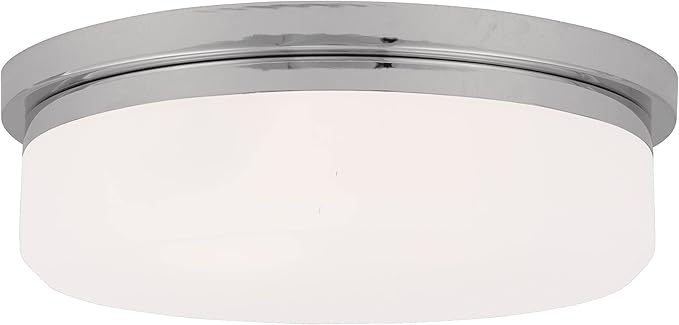 Livex Lighting 7393-05 Isis 3 Light Ceiling Mount or Wall Mount, Chrome