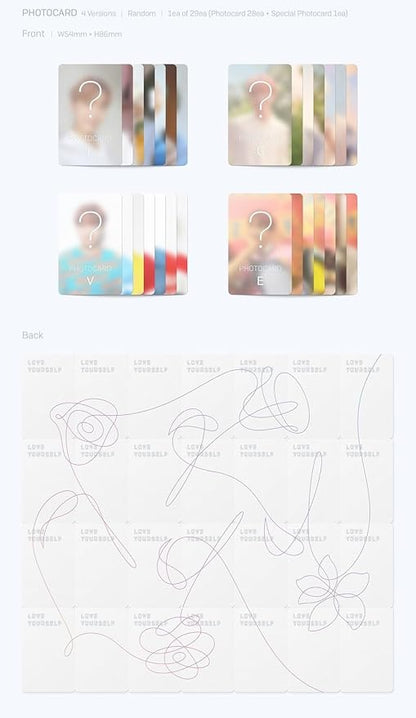 BTS - LOVE YOURSELF 承 [Her] [Random ver.] +Photobook+Photocard+Official Poster+Extra Photocard