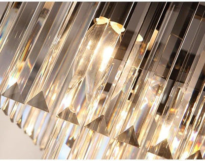 Crystal Chandeliers Modern Contemporary Ceiling Lights Fixtures Pendant Lighting Dining Room Living Room Chandelier D21.6 H7.1