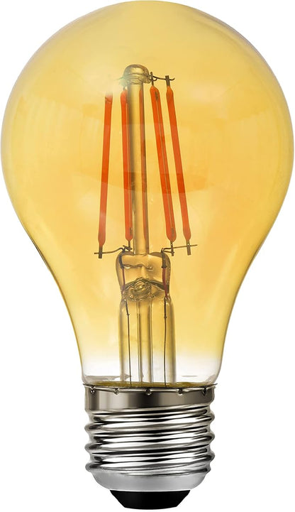 Sylvania A19 LED Vintage Light Bulb, 40W Equivalent Efficient 4.5W, 13 Year, 380 Lumens, Dimmable, Amber Glow - 1 Pack (75347)