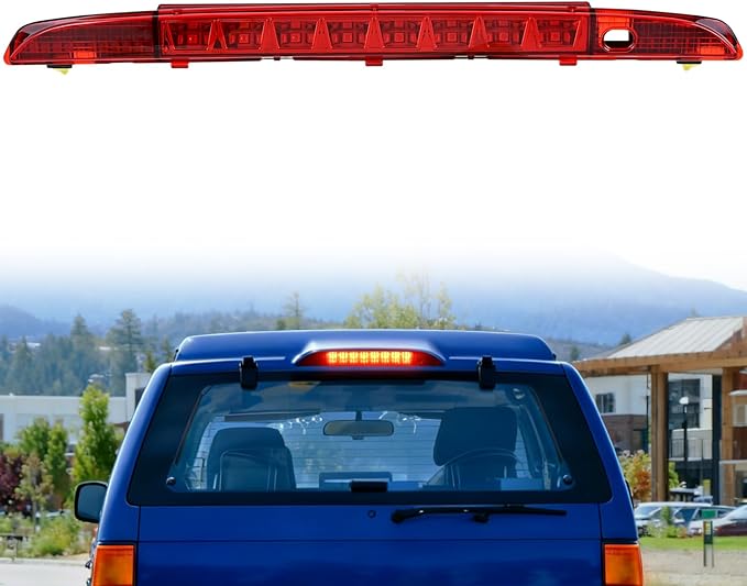 Nilight Third Brake Light Tail High Mount 3rd Stop Lights Smoked Lens Compatible with Nissan Pathfinder 1993 1994 1995 Van SUV Rear Center Cab Lamp