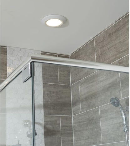 Progress Lighting Intrinsic Collection 7.5 in. 3000K Integrated LED Recessed Surface Mount Integrated LED Downlight for Living Rooms