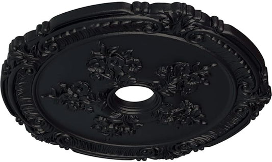 Ekena Millwork CM26ATSGS Attica with Rose Ceiling Medallion, 26" x 3-3/4" x 1-1/2", Steel Gray