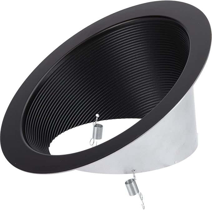 Progress Lighting P806008-020 6" Recessed Sloped Ceiling Step Baffle Trim Antique Bronze 6" Housing (P605A Series)
