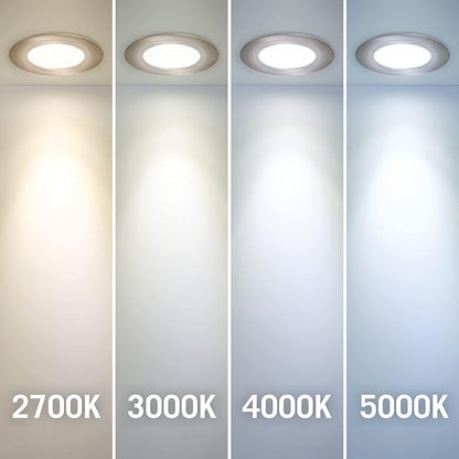 Armacost Lighting PureVue Dimmable LED Undercabinet Puck Light, Daylight 5000K, Brushed Steel 253411