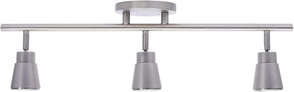 WAC Lighting, Solo 3 Light LED Energy Star Fixed Rail 3000K in Brushed Nickel