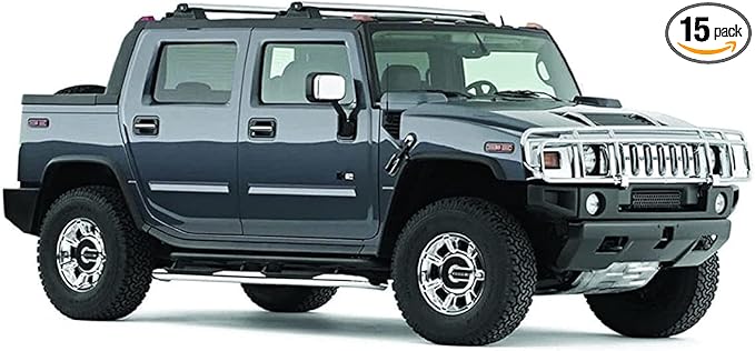 XtremeVision Interior LED for Hummer H2 2003-2009 (15 Pieces) Green Interior LED Kit + Installation Tool