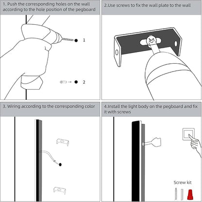 KELUOLY Modern Plug in Long Wall Sconce, 39.3" White Matte LED Wall Lights, 20W Warm White 3000K Acrylic Indoor Wall lamp, with 59" Plug Cable for Bedroom, Living Room, Hallway