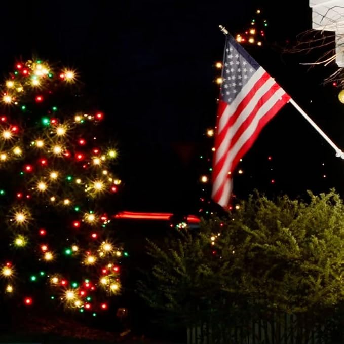 Green Wire,Multicolor,Incandescent Bulb 100 Mini String Lights for Indoor Christmas Tree Garland Birthday Wedding Party Festival Easter Decoration