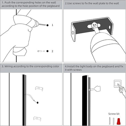 KELUOLY Modern Plug in Long Wall Sconce, 39" Black Matte LED Wall Lights, 20W Warm White 3000K Acrylic Indoor Wall lamp, with 59" Plug Cable for Bedroom, Living Room, Hallway