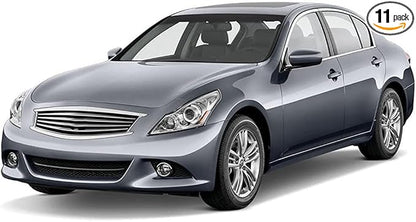 XtremeVision Interior LED for Infiniti G35 G37 Sedan 2007-2014 (11 Pieces) Cool White Interior LED Kit + Installation Tool