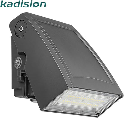 kadision 30W LED Wall Pack Light with Dusk-to-Dawn Photocell, 0-90° Adjustable Full Cutoff Outdoor Wall Light for House Yard Garage, 3900lm 5000K Daylight 100-277V ETL Listed