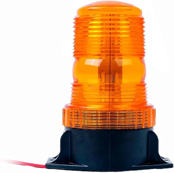 Xprite 30 LED Amber Forklift Beacon Strobe Light Safety Warning Flashing Lights for 10-110V Mower, ATV, Trucks, Tractor, Golf Carts, UTV, Cars, Bus