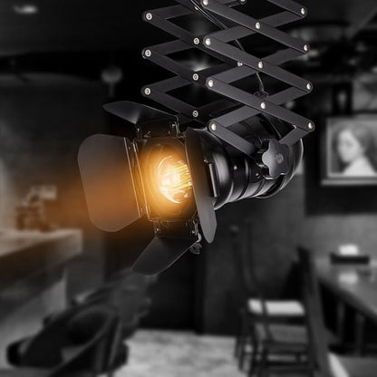 Telescopic Loft Industrial Iron Spotlight Vintage Ceiling Lights LED Shop Light Track Light Nordic Pendant Light Wall Lights Spotlight for Bar Cafe Shop