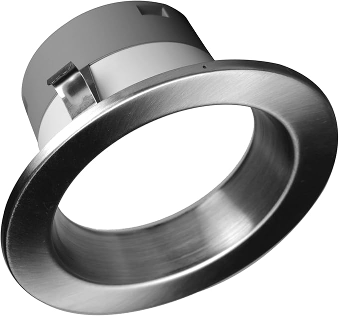 DLR4(v6) 4-inch Nickel 3000K Recessed LED Downlight (DLR46071203KNK)