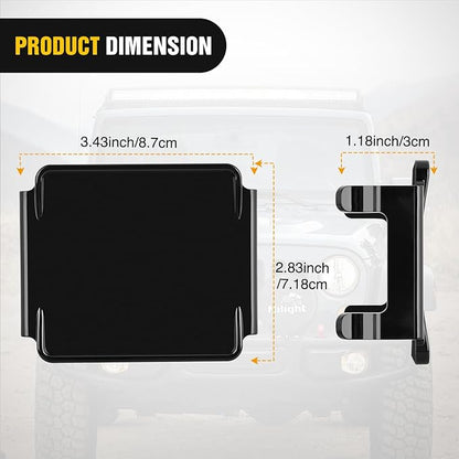 Nilight 3 inch Cube Light Pod Cover 2 PCS Black Protective Covers Durable Polycarbonate Lens Waterproof Dustproof Scratch-Proof for Square Lights Off Road Driving Lighting
