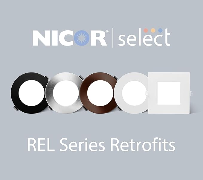 REL Selectable 4 in. Square Remodel LED Downlight Kit (REL41120SSQWH)