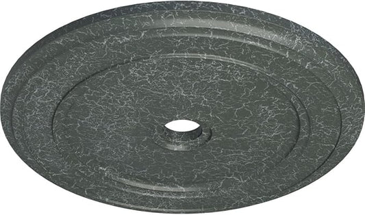41 1/8"OD x 4"ID x 2 1/8"P Classic Ceiling Medallion (Fits Canopies up to 5 1/2"), Hand-Painted Athenian Green Crackle