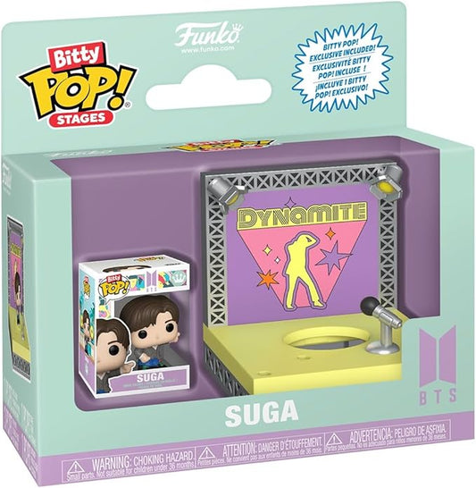Funko Pop! Bitty Stages: BTS - Dynamite - Suga - Collectable Vinyl Figure - Gift Idea - Official Merchandise - Toys for Kids & Adults - Kpop Fans