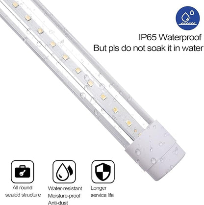 Standing LED Grow Light，Adjustable 2ft T8 Bar Plant Light, White 4500K Full Spectrum Plant Grow Lamp on Stand for Indoor Plants Seed Starting, Seedlings, Veg, Flower