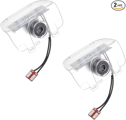 Non-Fading Car Door LED Logo Projector Welcome Lamp Door Light Puddle Lights Kit Compatible with Accessories Accord 2013-2022 (Red, Accord, 2013–2022)