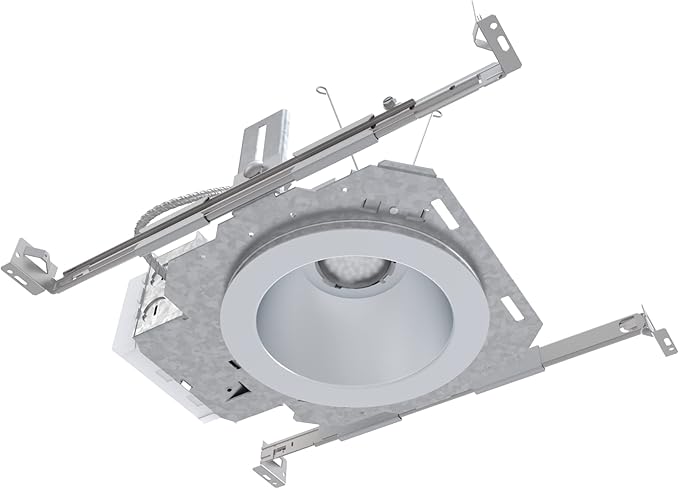 Lithonia Lighting LDN 6 in. New Construction LED Downlight, Non-IC LED Housing, 1000LM, 3500K, 10% 0-10V Dimming (LDN6 35/10 MVOLT GZ10 HSG)