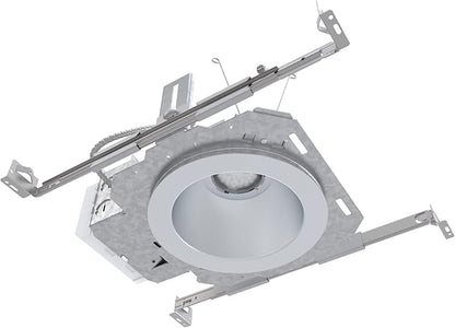 Lithonia Lighting LDN 6 in. New Construction LED Downlight, Non-IC LED Housing, 1000LM, 3500K, 10% 0-10V Dimming (LDN6 35/10 MVOLT GZ10 HSG)