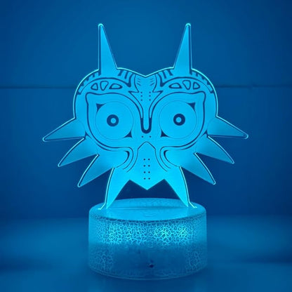 3D Night Light, 16 Color Changing Cartoon USB Desk Lamp, Crest of Hyrule Illusion Lighting with Remote Control for Home Decor Gift for Kids. (2)