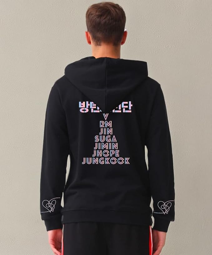 Women Korea Pop Hoodie Love Yourself Sweatshirt K-pop JJK V RM PJM IHS MYG KSJ Long Sleeve Pullover Sweater Coat