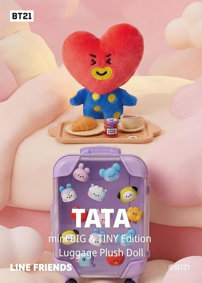 Line Friends Official BT21 mini BIG & TINY Edition Luggage - TATA