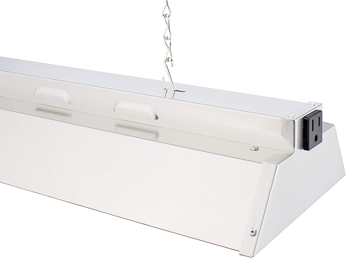 Durolux DL842N T5 4-foot 2 Fluorescent Lamps Grow Lighting System with 10000 Lumens and 6500K Full Sunlight Spectrum and Low Profile 7" Wide Reflector