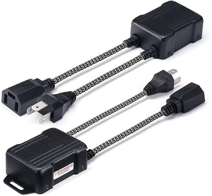 Xprite H4/9003 LED Canbus Decoder Anti Ficker Harness Error Free Resistor Capacitor for LED Headlight Bulbs, Pack of 2
