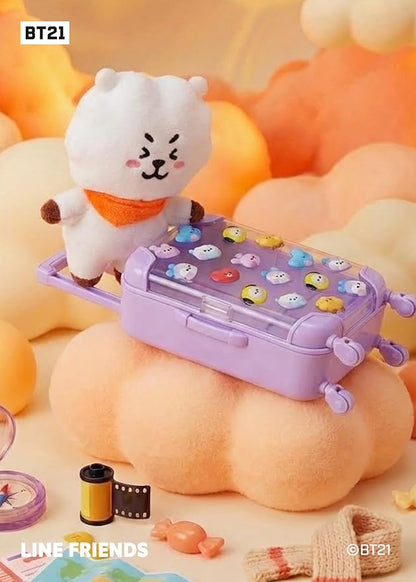 Line Friends Official BT21 mini Big & Tiny Edition Luggage - RJ