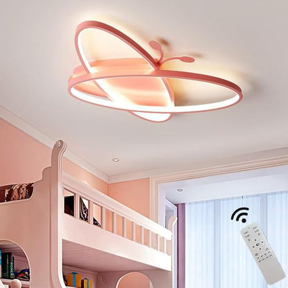 Modern Led Ceiling Light Fixture Kids Bedroom Flush Mount Ceiling Lights Dimmable with Remote Ceiling Lamp Creative Cartoon Chandelier Lighting for Girl Boy Baby Nursery Toys Room