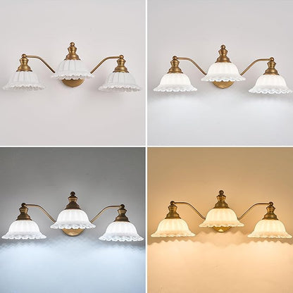 XIEDUN Bathroom Vanity Light White 3 Light