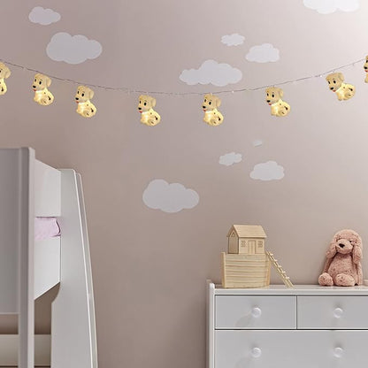 1.65M Cute Animal Dog Shape 10 Led Fairy Lights Spotty Dog String Lights USB Powered for Halloween Christmas Thanksgiving Home Party Children Kids Bedroom Decoration (Spotty Dog)
