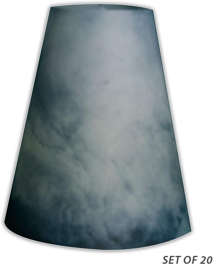 Royal Designs Vellum Tea Light Paper Wine Glass Lampshade, Blue Sky, Set of 20 (TLS-1003A-20)