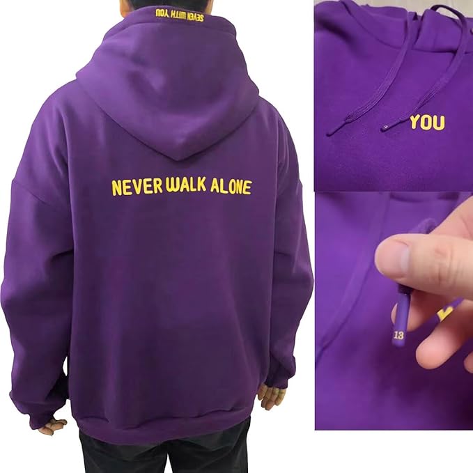 Jimin with You Hoodie Sweater Jimin Hoody You Never Walk Alone Pullover Sweatshirt