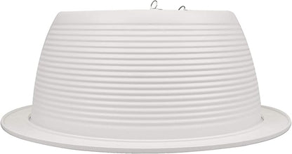 NICOR Lighting 6 inch White Recessed Baffle Trim, Fits 6 inch Housings (17511) (Pack of 2)