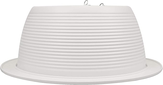 NICOR Lighting 6 inch White Recessed Baffle Trim, Fits 6 inch Housings (17511)