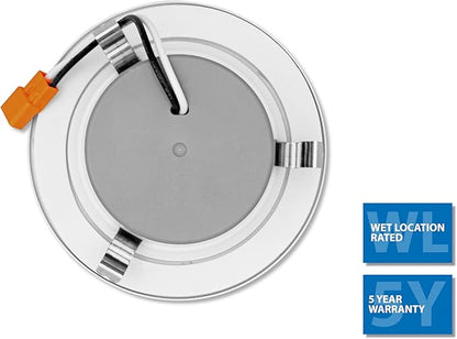 DLR4(v6) 4-inch White 3000K Recessed LED Downlight (DLR46071203KWH)