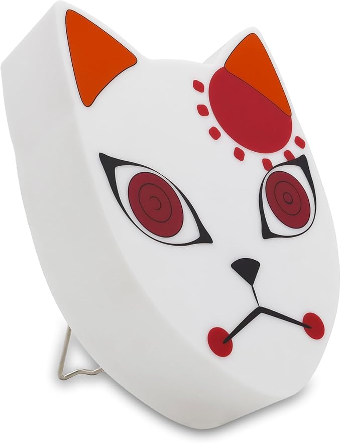 ABYSTYLE Demon Slayer Kimetsu No Yaiba Fox Mask LED Lamp Portable Anime Decor Light Room Office Home Decor Anime Manga Gift