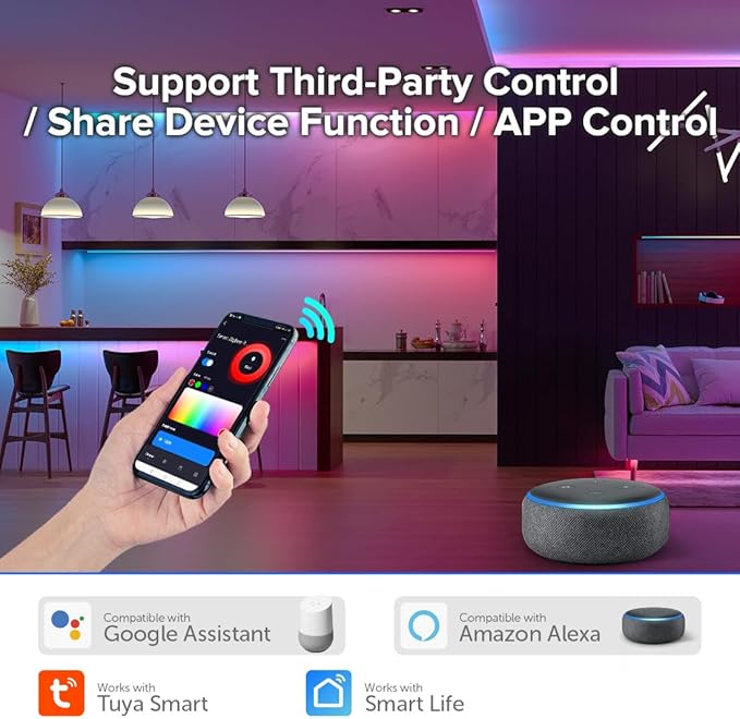 BTF-LIGHTING Tuya Zigbee 3.0 C04Z LED Controller Support RGBW 5pin (+V R G B W) PWM FCOB COB SMD Light Strip Compatible with Echo Plus/4th Gen Philip Gateway DC5V/DC12V/DC24V Max 15A