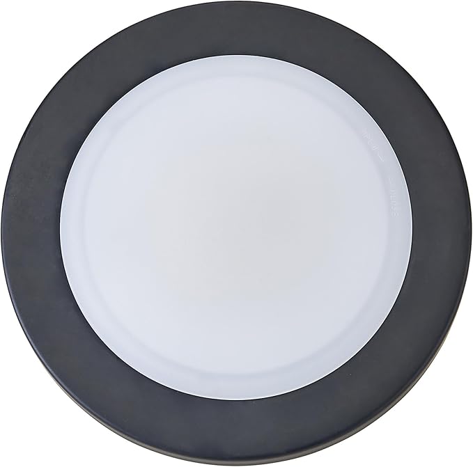 Design House Paxton 7 Inch Flush Mount Ceiling Light Dimmable LED Ceiling Light - 3 Color Temperatures (3000K/4000K/5000K) for Bedroom, Bathroom, Hallway, Matte Black