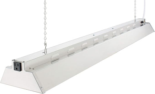 Durolux DL842N T5 4-foot 2 Fluorescent Lamps Grow Lighting System with 10000 Lumens and 6500K Full Sunlight Spectrum and Low Profile 7" Wide Reflector