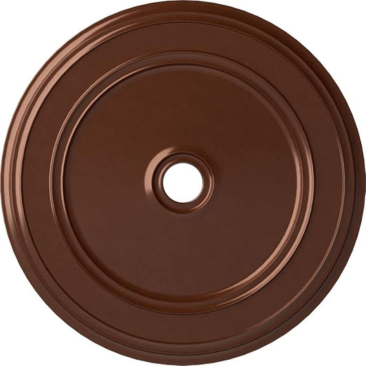 Ekena Millwork CM41CLCPS Classic Ceiling Medallion, Copper Penny, 41 1/8"OD x 4"ID x 2 1/8"P